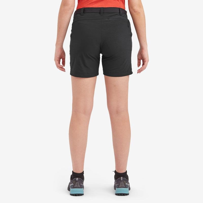 Black Montane Terra Stretch Lite Women's Shorts | NID7923SA