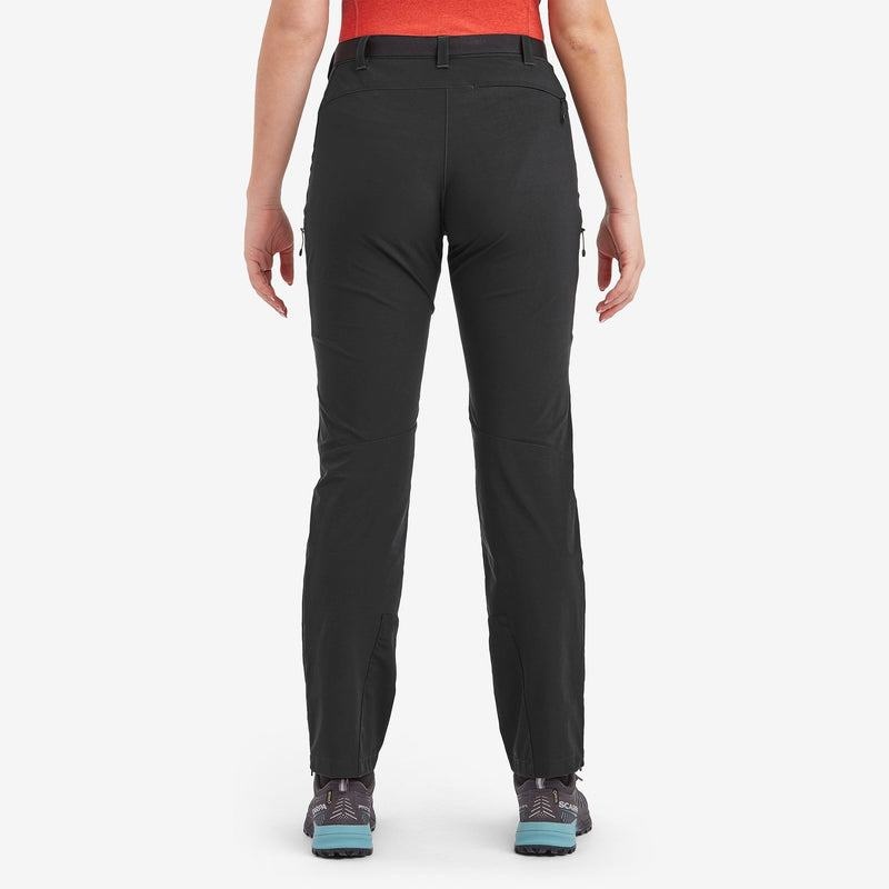 Black Montane Terra Stretch Women's Trousers | OWZ5376RP