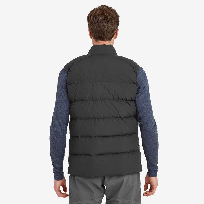 Black Montane Tundra Down Men's Vest | LWR15100OL