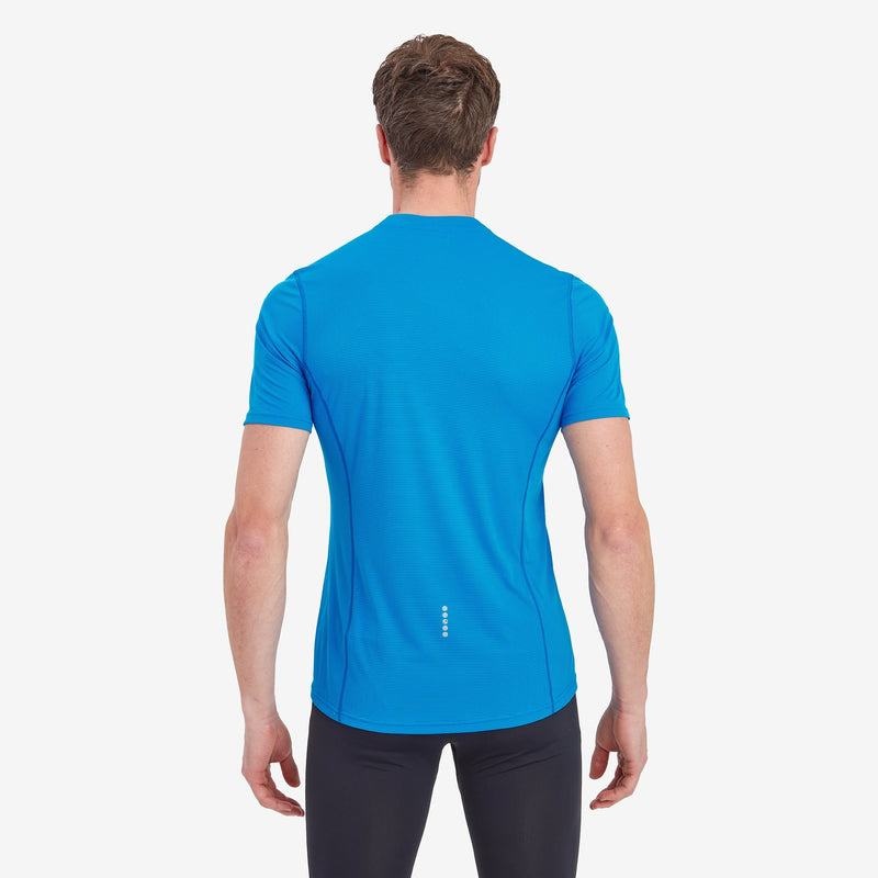 Blue Montane Dart Nano Zip Men's T Shirts | LYG9796YQ