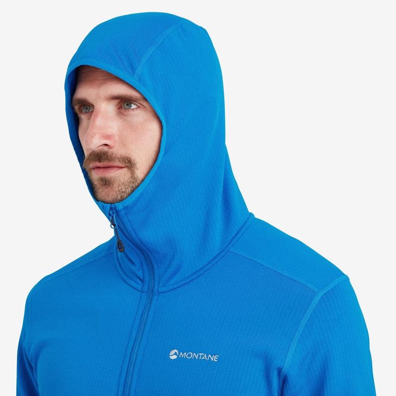 Blue Montane Protium Hooded Men's Fleece Jackets | XCT5134AB