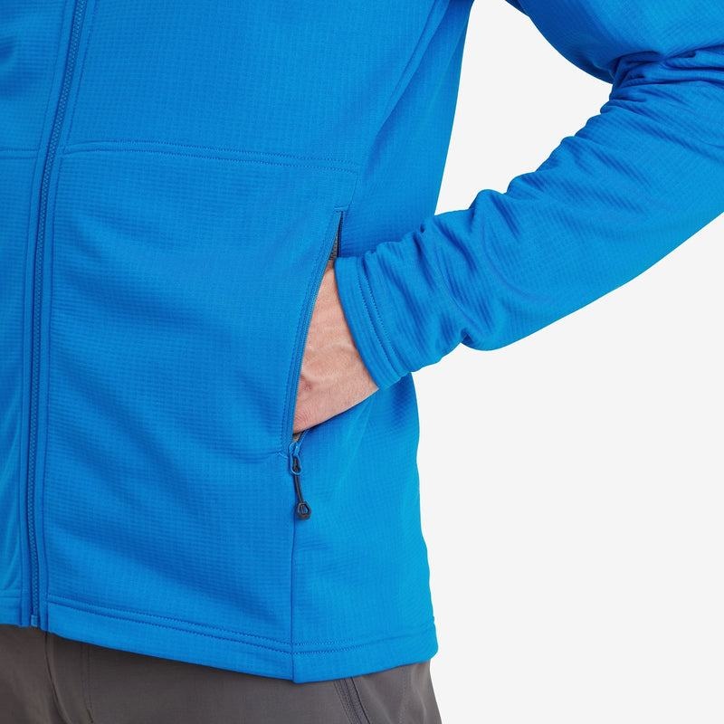 Blue Montane Protium Hooded Men's Fleece Jackets | XCT5134AB