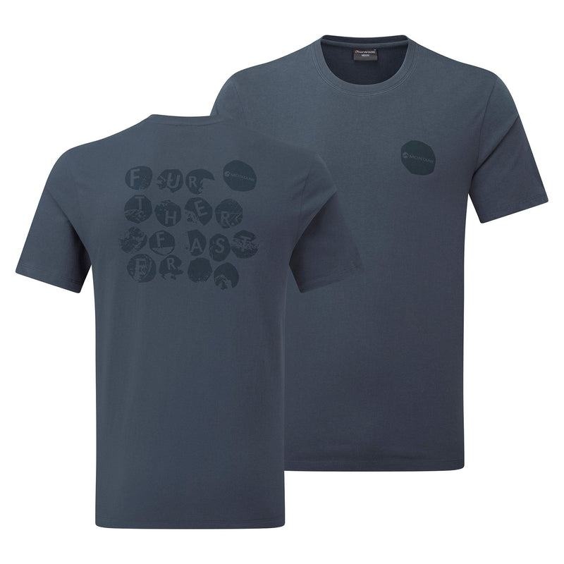 Blue Montane Transpose Men's T Shirts | MGM2148VW