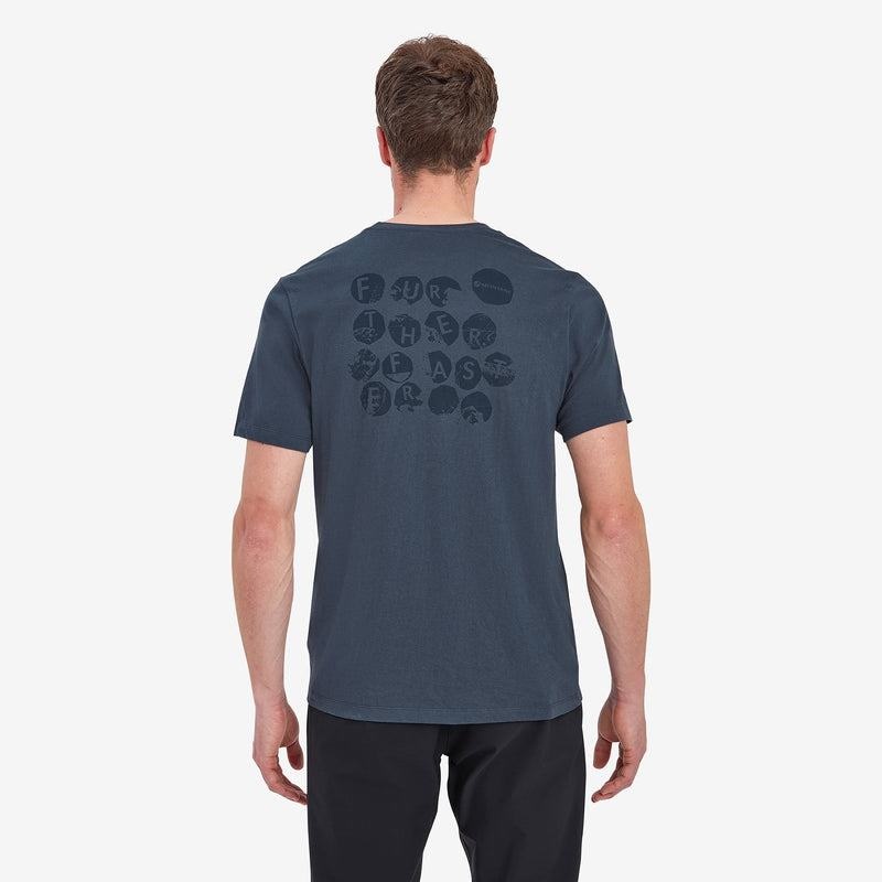 Blue Montane Transpose Men's T Shirts | MGM2148VW