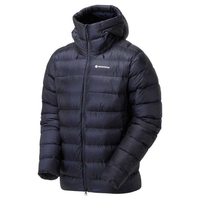 Dark Blue Montane Anti-Freeze XT Hooded Men's Down Jackets | DHY1117YI