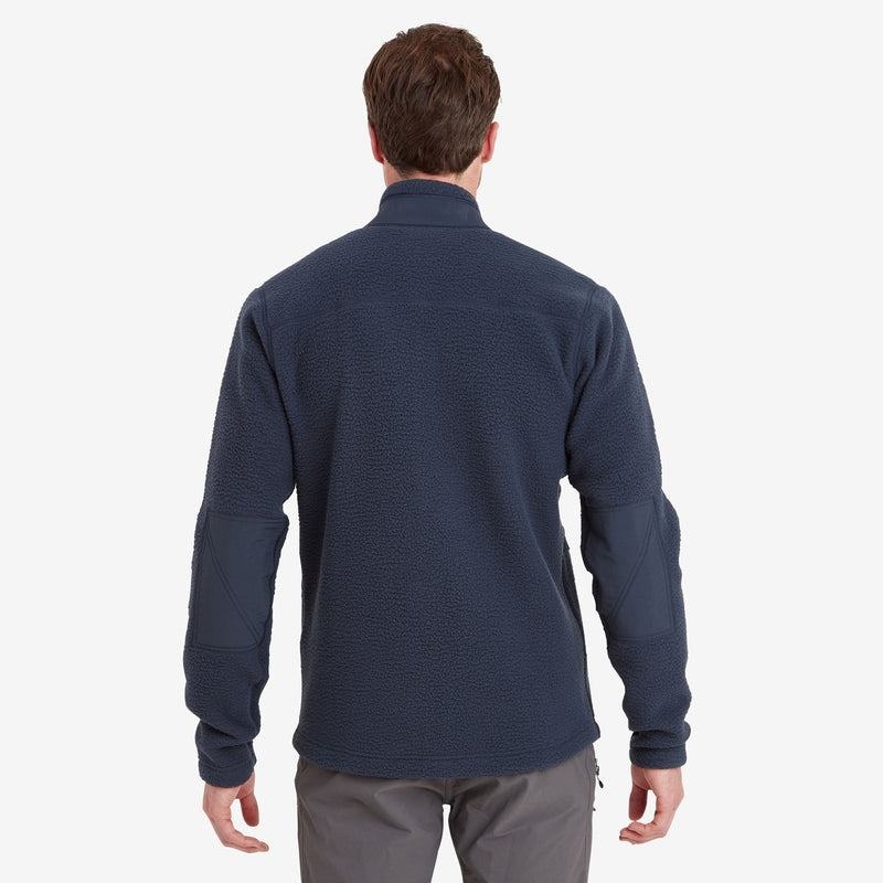 Dark Blue Montane Chonos Men's Fleece Jackets | MQE2766EA