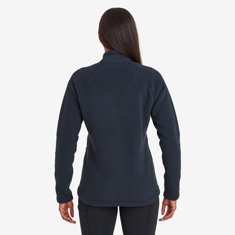 Dark Blue Montane Chonos Smock Pull On Women's Fleece | FKZ1047HV