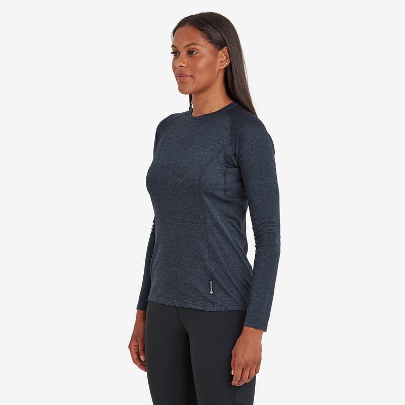 Dark Blue Montane Dart Long Sleeve Women's T Shirts | ZPM5097UM