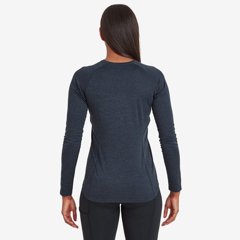 Dark Blue Montane Dart Long Sleeve Women's T Shirts | ZPM5097UM