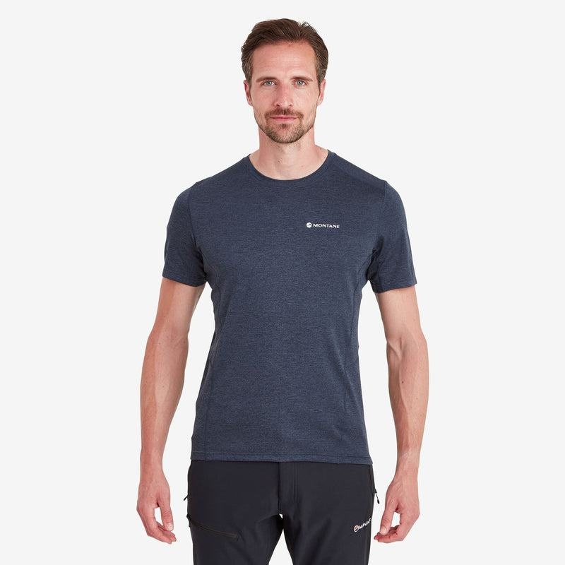 Dark Blue Montane Dart Men's T Shirts | ONI725DC