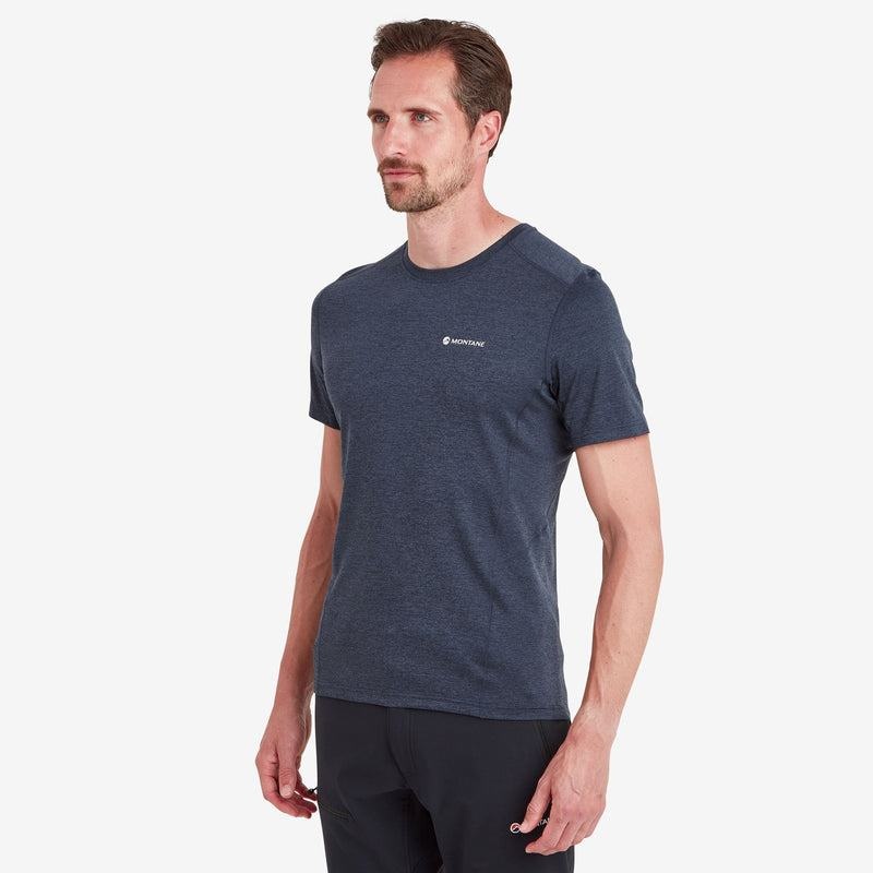 Dark Blue Montane Dart Men's T Shirts | ONI725DC