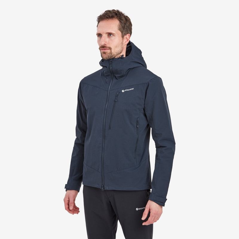 Dark Blue Montane Dyno LT Men's Softshell Jackets | CAI2179MD