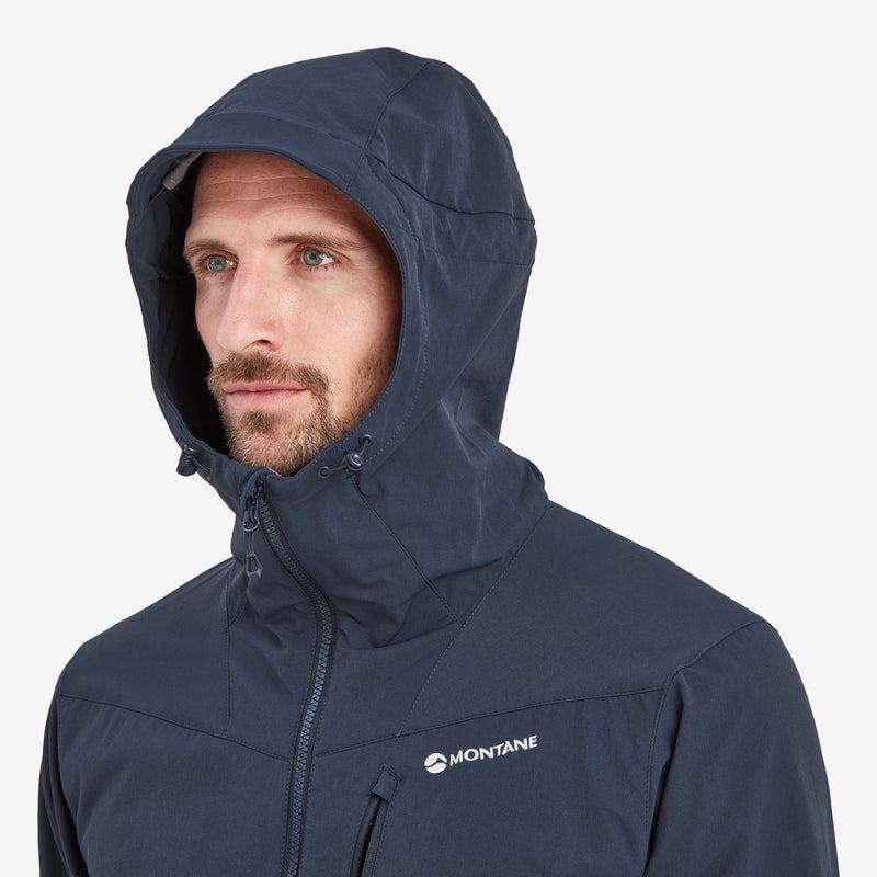 Dark Blue Montane Dyno LT Men's Softshell Jackets | CAI2179MD