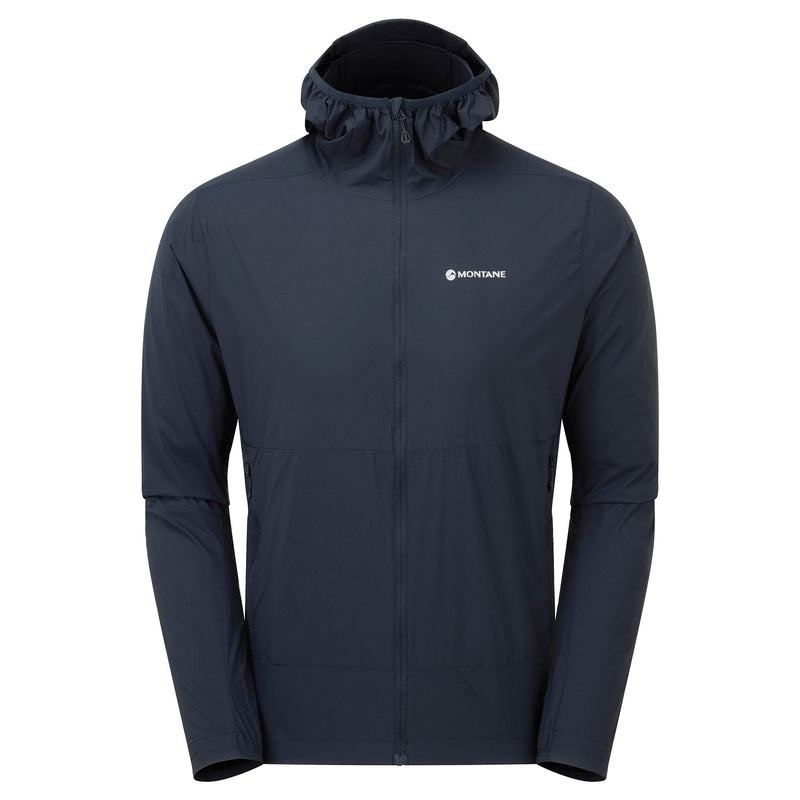 Dark Blue Montane Featherlite Hooded Windproof Men\'s Jackets | FBM171PC