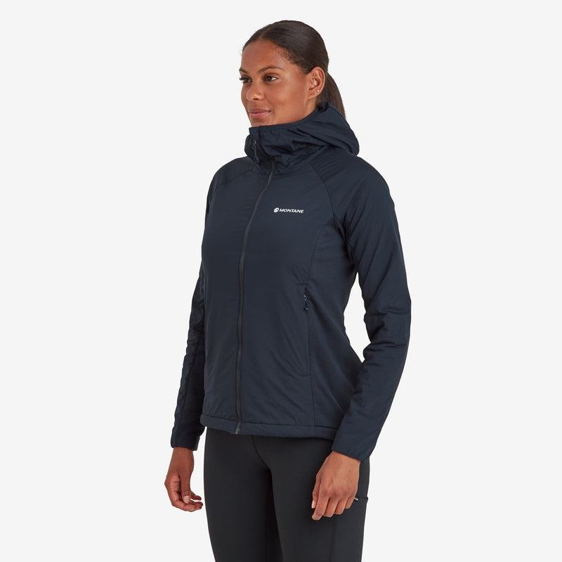 Dark Blue Montane Fireball Lite Hooded Women's Insulated Jackets | TYB2086UF