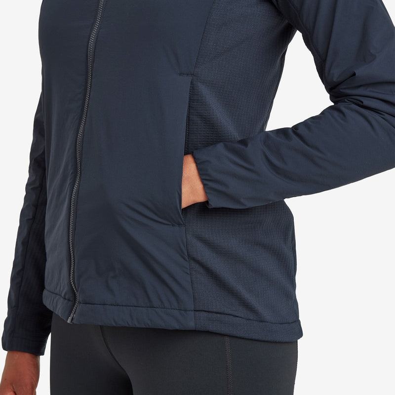 Dark Blue Montane Fireball Lite Hooded Women's Insulated Jackets | TYB2086UF