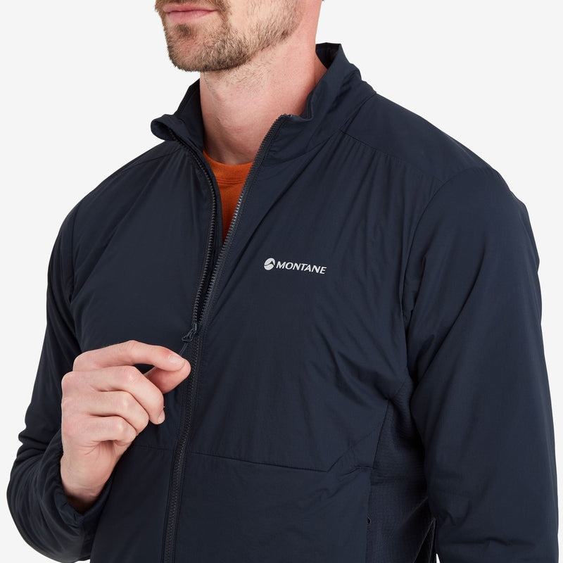 Dark Blue Montane Fireball Lite Men's Insulated Jackets | JGT7232AF