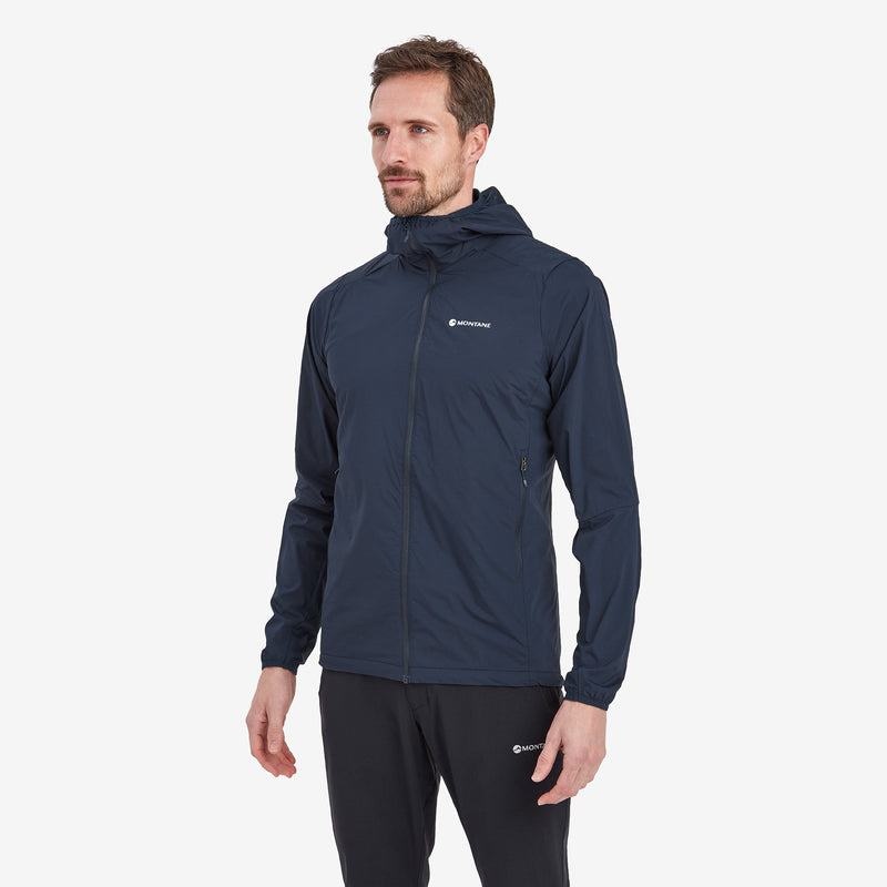 Dark Blue Montane Fireball Nano Hooded Men's Jackets | EGT783OX