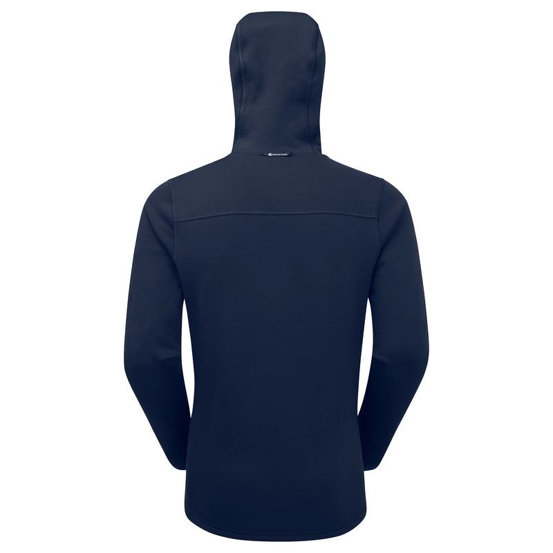 Dark Blue Montane Fury XT Hooded Men's Fleece Jackets | ATK1428UV