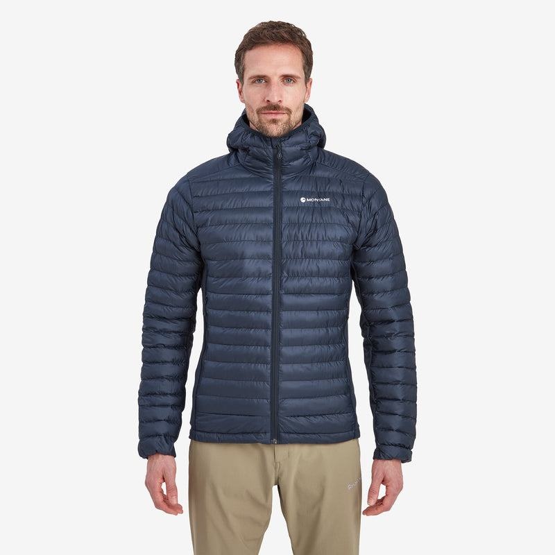 Dark Blue Montane Icarus Lite Hooded Men's Jackets | SLY6469OM