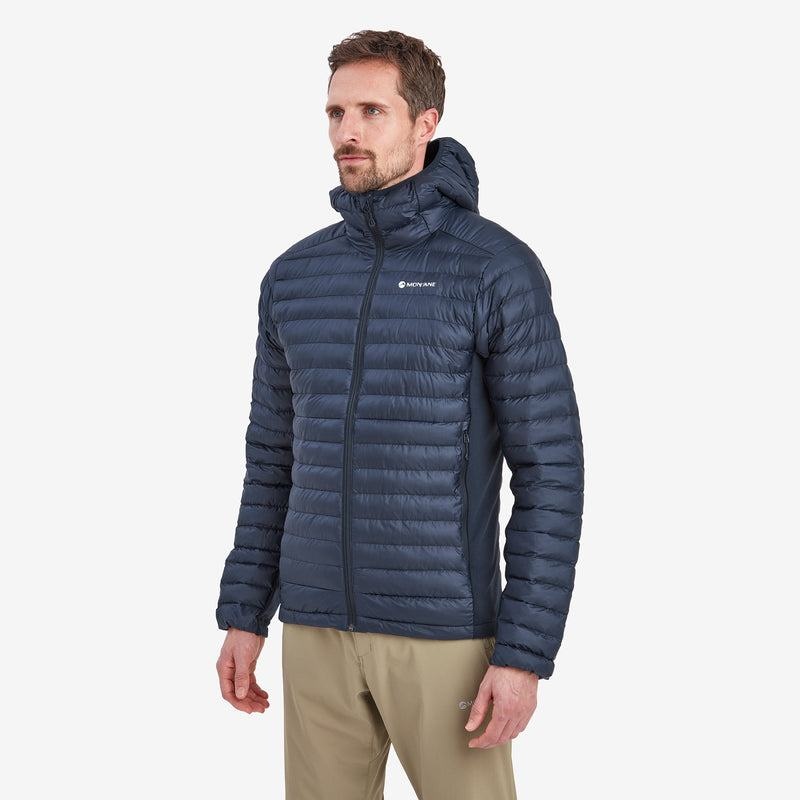 Dark Blue Montane Icarus Lite Hooded Men's Jackets | SLY6469OM