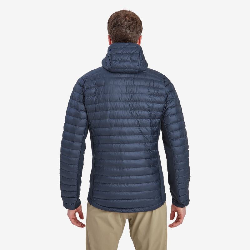 Dark Blue Montane Icarus Lite Hooded Men's Jackets | SLY6469OM