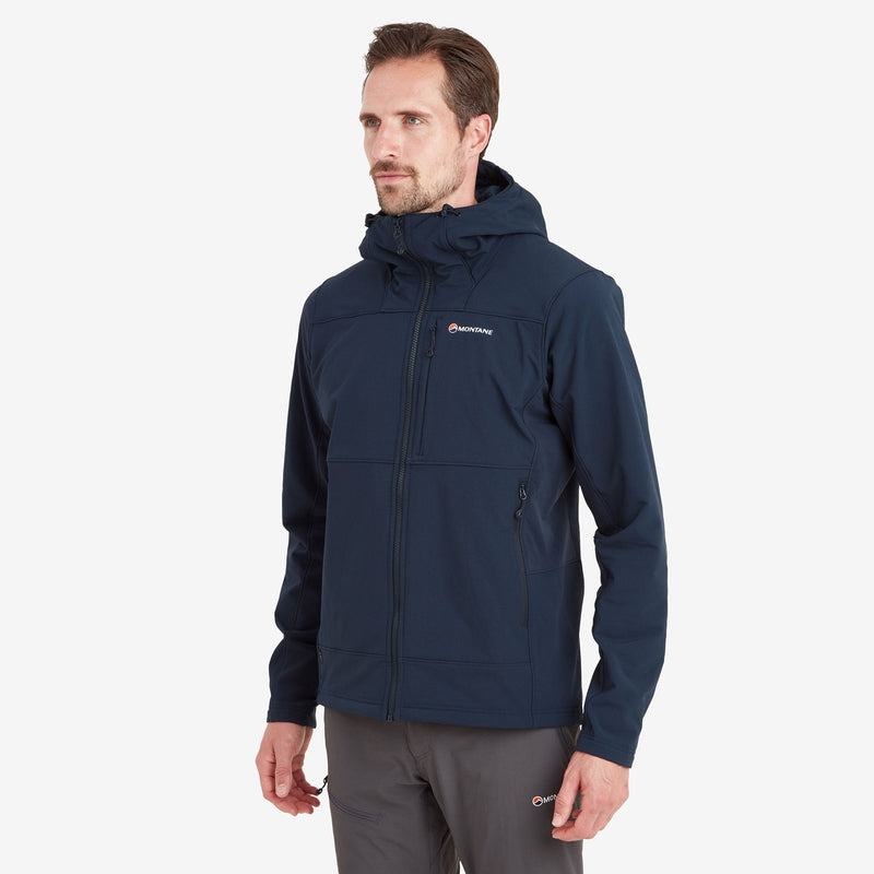 Dark Blue Montane Krypton Men's Softshell Jackets | QCL3043MT