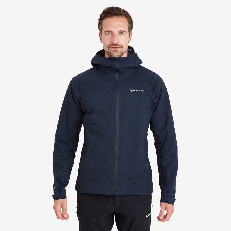 Dark Blue Montane Phase Lite Men's Waterproof Jackets | CYU6831FQ