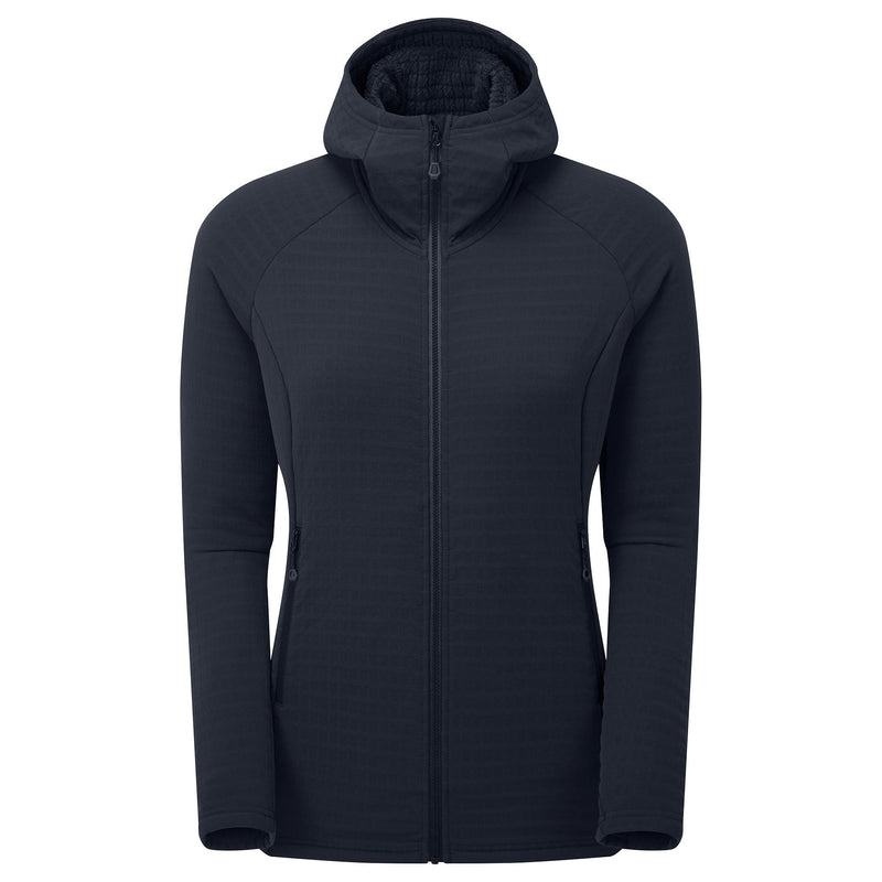 Dark Blue Montane Protium XT Hooded Women\'s Fleece Jackets | VWP8267IB