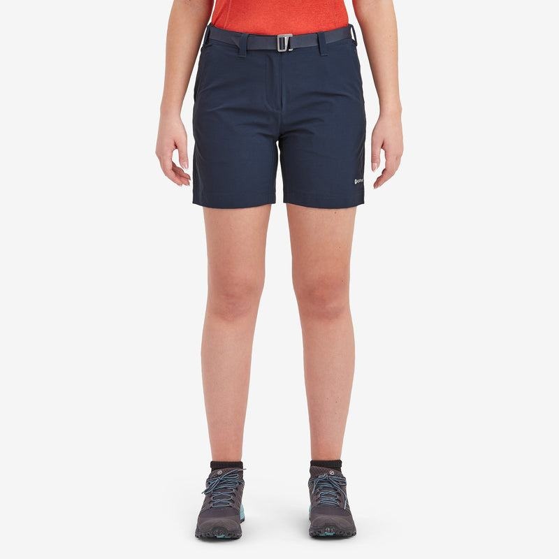 Dark Blue Montane Terra Stretch Lite Women's Shorts | PNG372RO