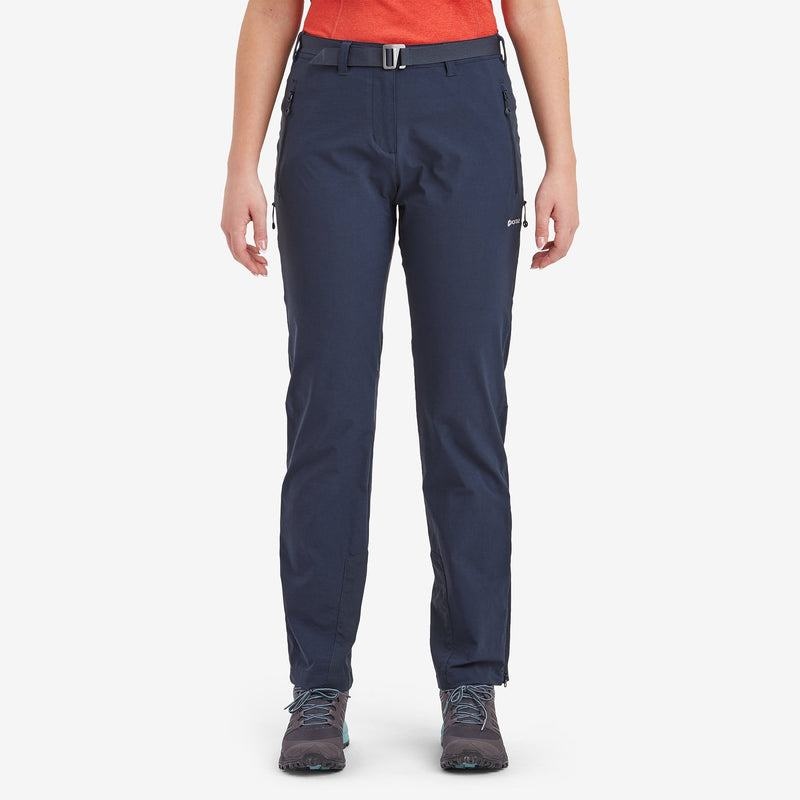 Dark Blue Montane Terra Stretch Women's Trousers | GJK5169MA