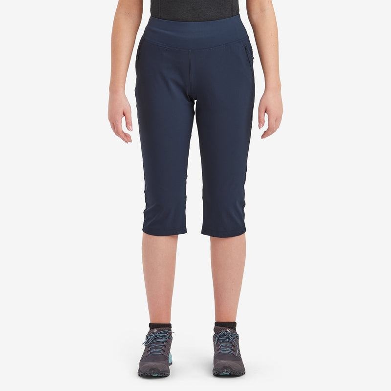 Dark Blue Montane Tucana Lite Stretch Capri 3/4 Women's Leggings | KOB135LN