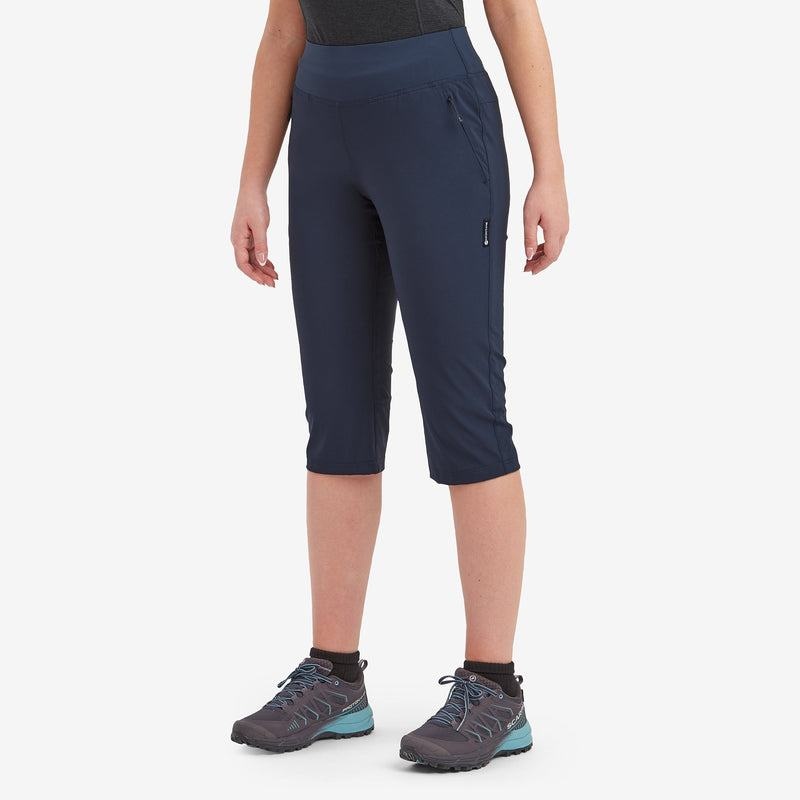 Dark Blue Montane Tucana Lite Stretch Capri 3/4 Women's Leggings | KOB135LN