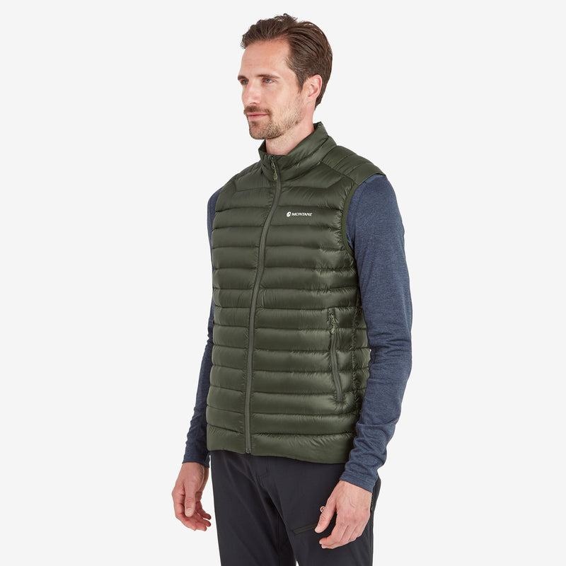 Dark Green Montane Anti-Freeze Down Men's Vest | ABG3042FN