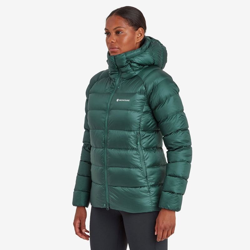 Dark Green Montane Anti-Freeze XT Hooded Women's Down Jackets | HAN4488PU