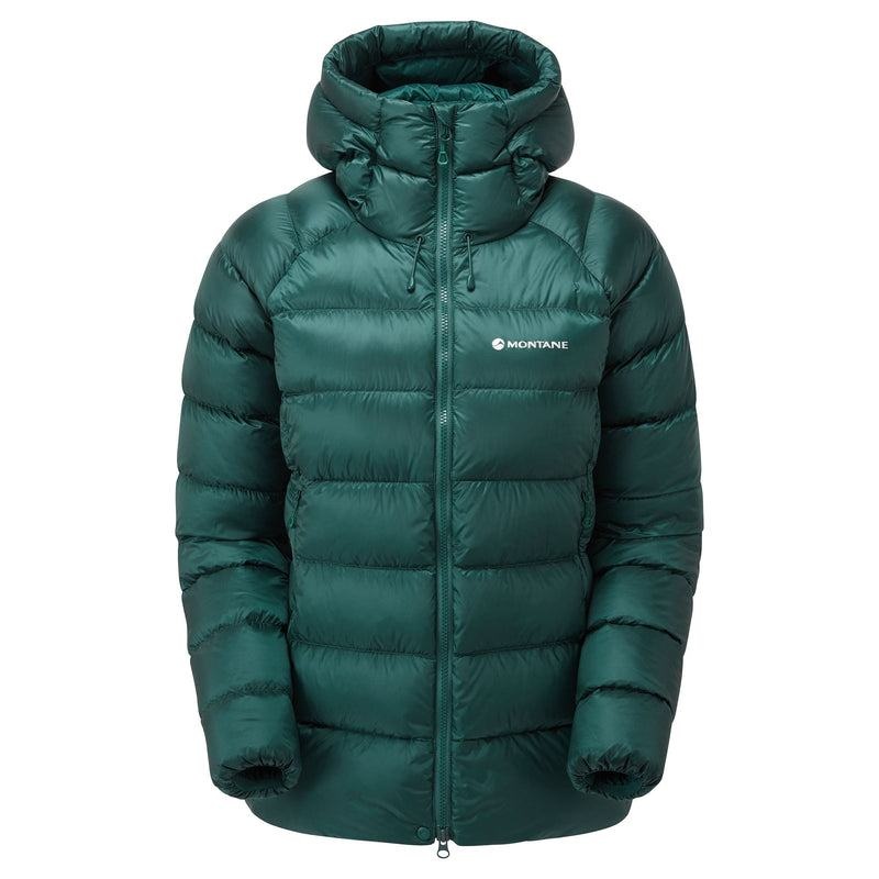 Dark Green Montane Anti-Freeze XT Hooded Women\'s Down Jackets | HAN4488PU