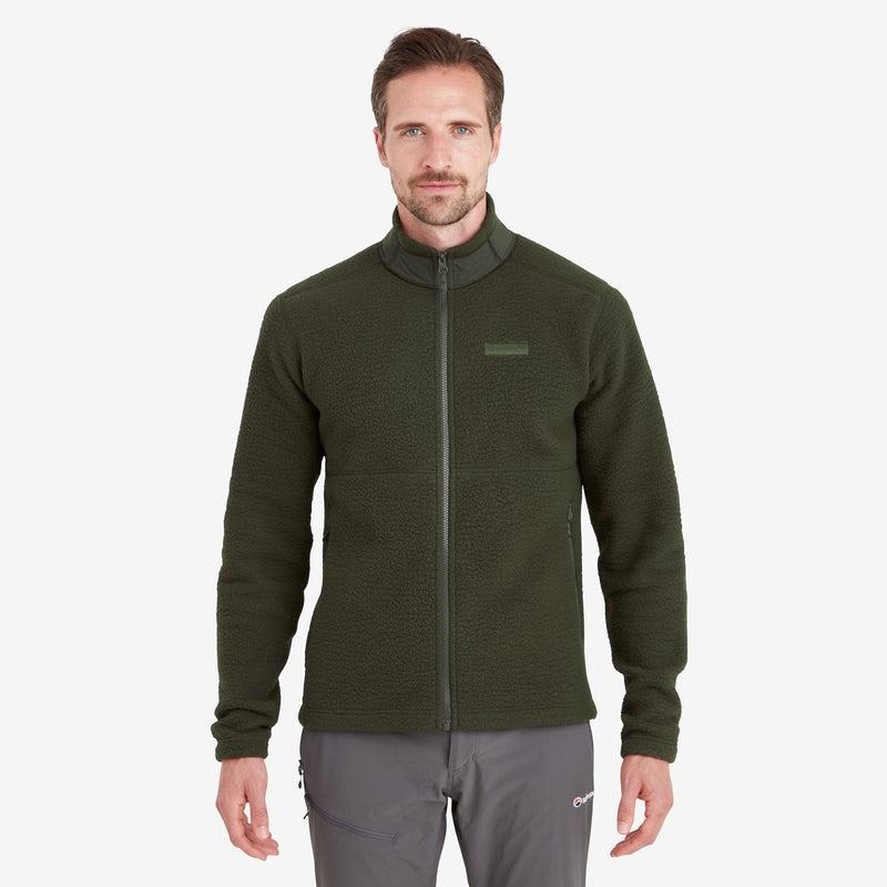 Dark Green Montane Chonos Men's Fleece Jackets | COY9842RT