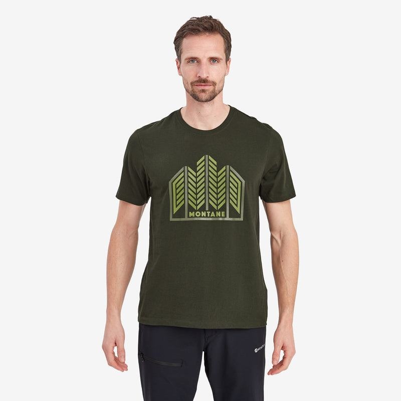 Dark Green Montane Forest Men's T Shirts | RGX860XB