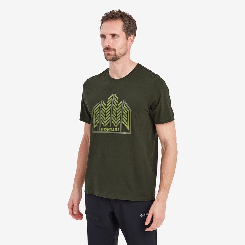 Dark Green Montane Forest Men's T Shirts | RGX860XB