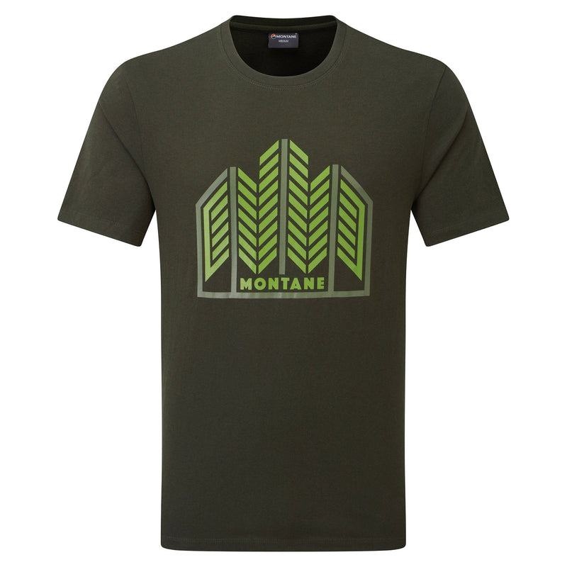 Dark Green Montane Forest Men\'s T Shirts | RGX860XB