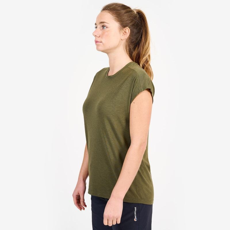 Dark Green Montane Mira Women's T Shirts | GPO4289YM