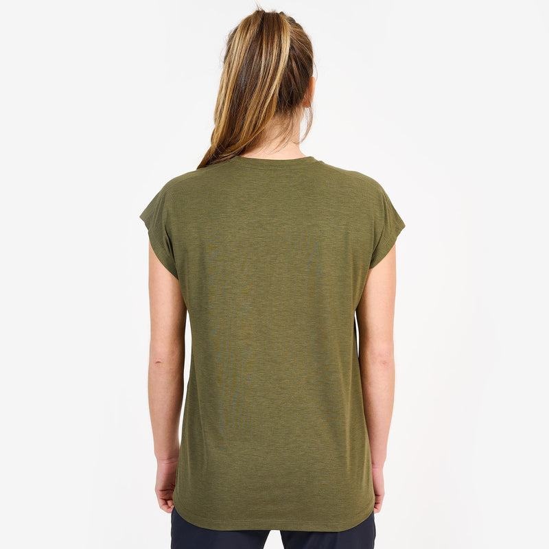 Dark Green Montane Mira Women's T Shirts | GPO4289YM