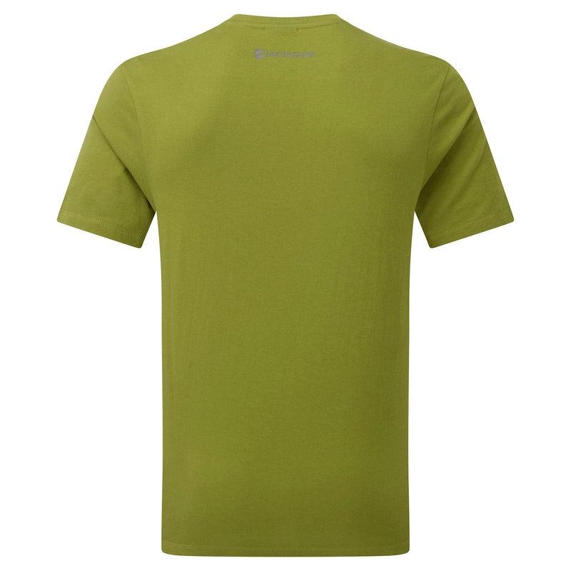 Dark Green Montane Mono Logo Men's T Shirts | EFW8621YF