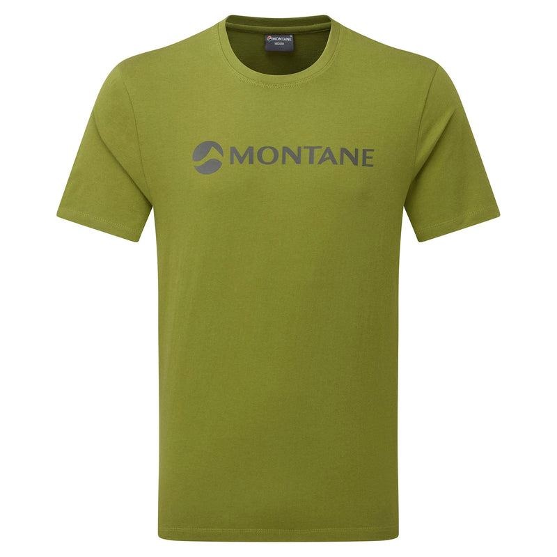 Dark Green Montane Mono Logo Men\'s T Shirts | EFW8621YF