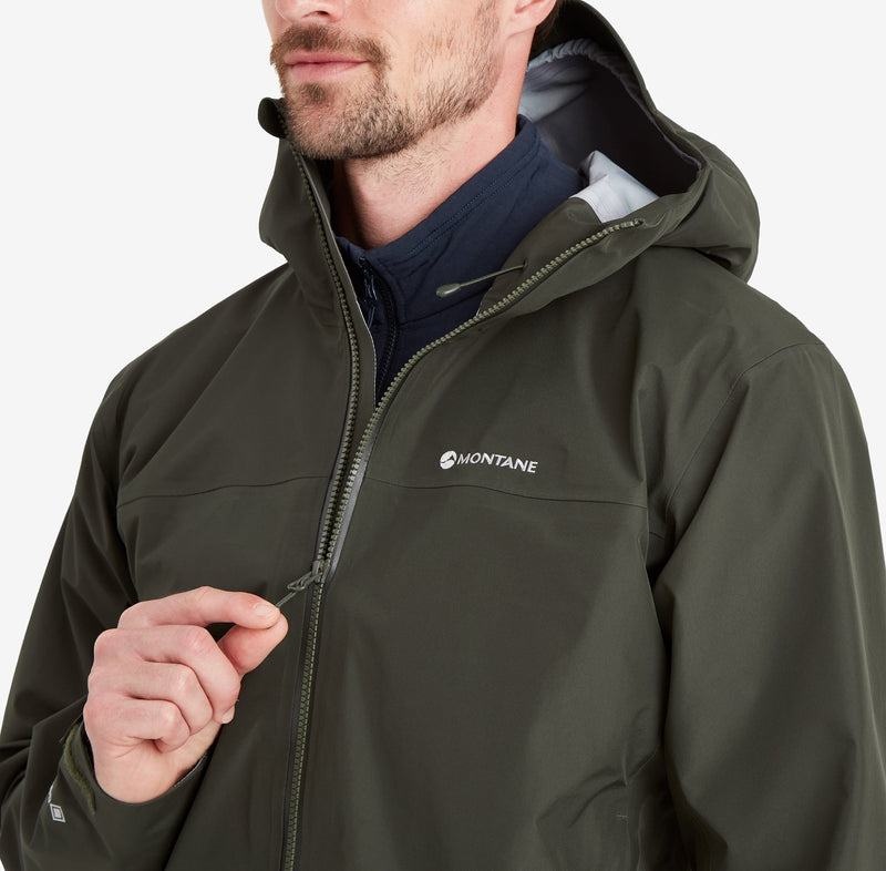 Dark Green Montane Phase Men's Waterproof Jackets | ETR4376VY