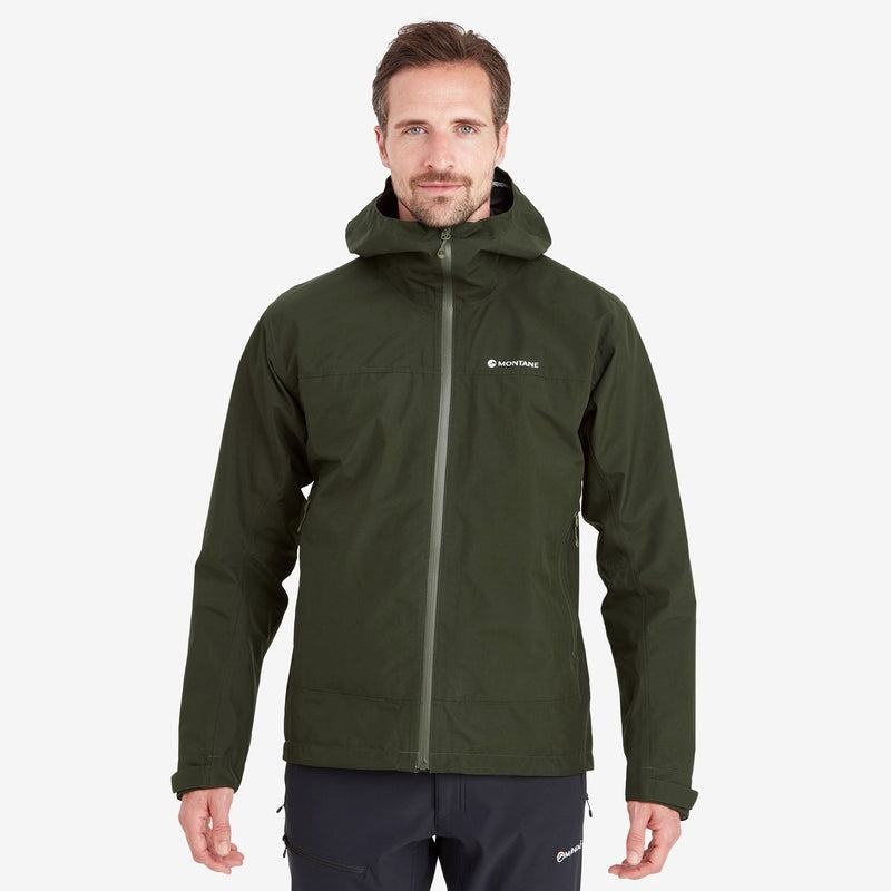 Dark Green Montane Spirit Men's Waterproof Jackets | LBP619LX