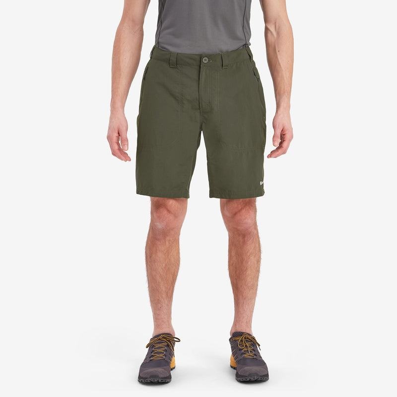 Dark Green Montane Terra Men's Shorts | DZE8918QL