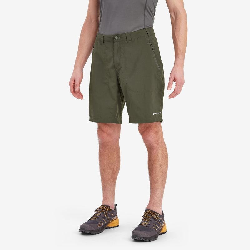 Dark Green Montane Terra Men's Shorts | DZE8918QL