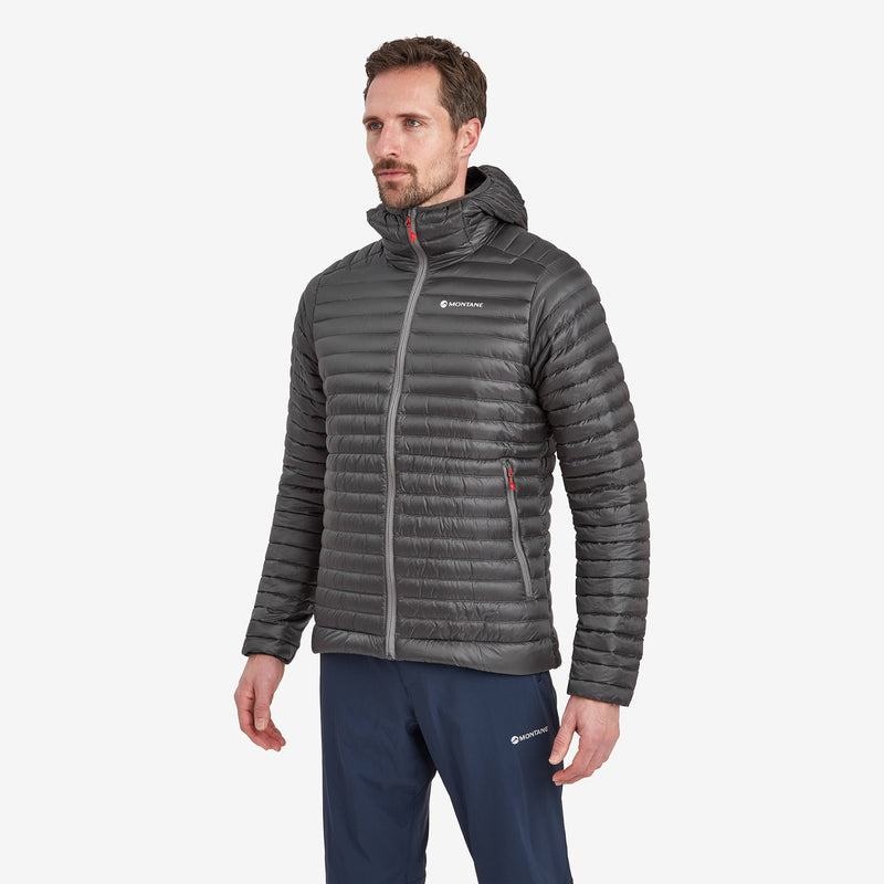 Dark Grey Montane Anti-Freeze Lite Hooded Men's Down Jackets | YOE9170RX