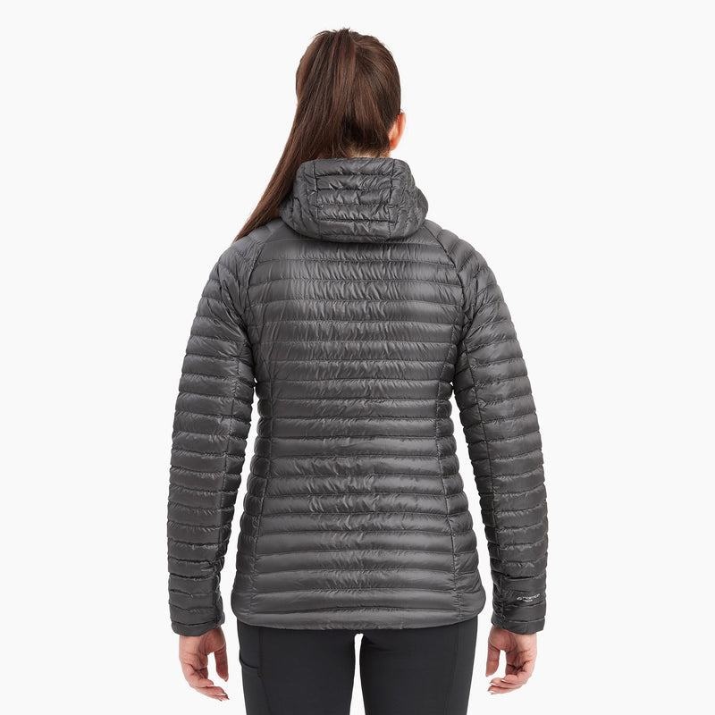 Dark Grey Montane Anti-Freeze Lite Hooded Women's Down Jackets | KFE3955KW